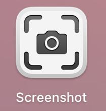 Screenshot application icon