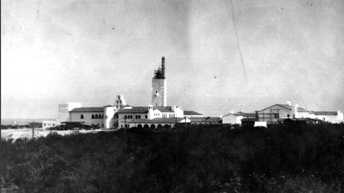 Campus construction, 1930.