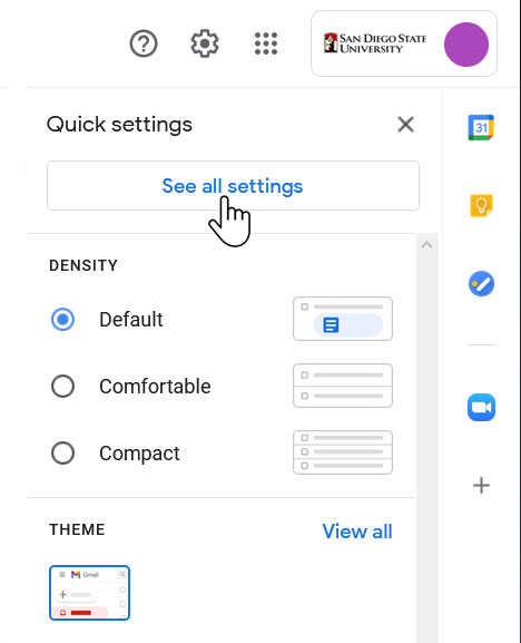 See all gmail settings.