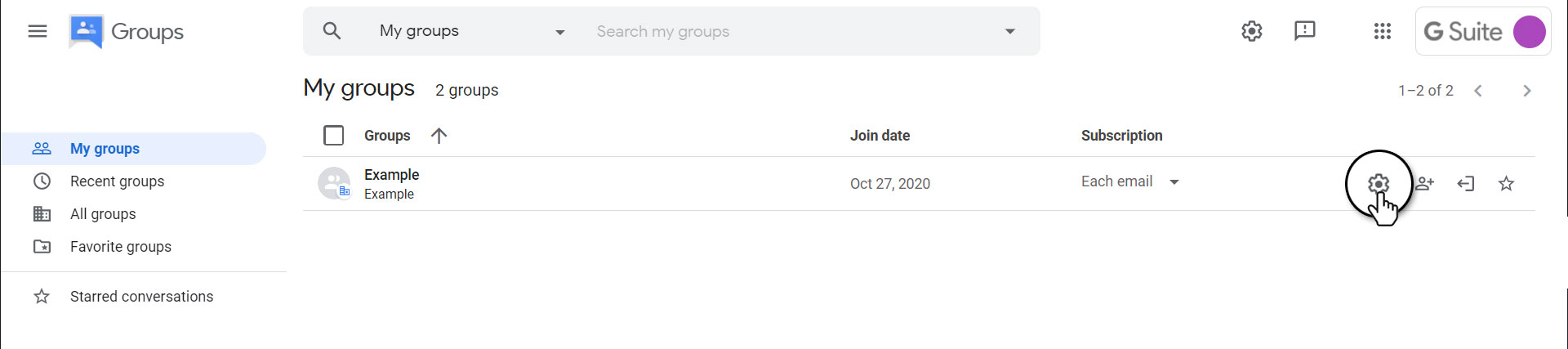 Google Groups, College of Education