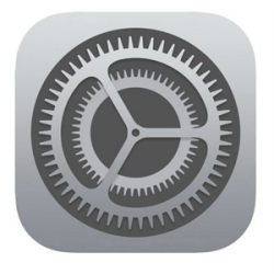 iOS settings icon