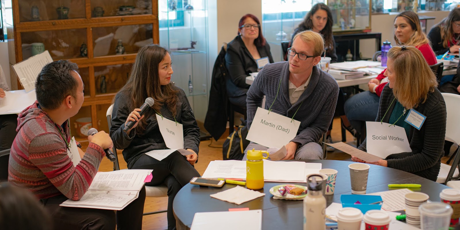 SDSU faculty and partners take part in a Project FORECAST trauma-informed training. Photo by Nolan Voge.