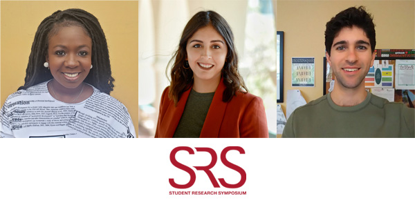 From left: Reka Barton, Nora Leyva and Amir Zargar.