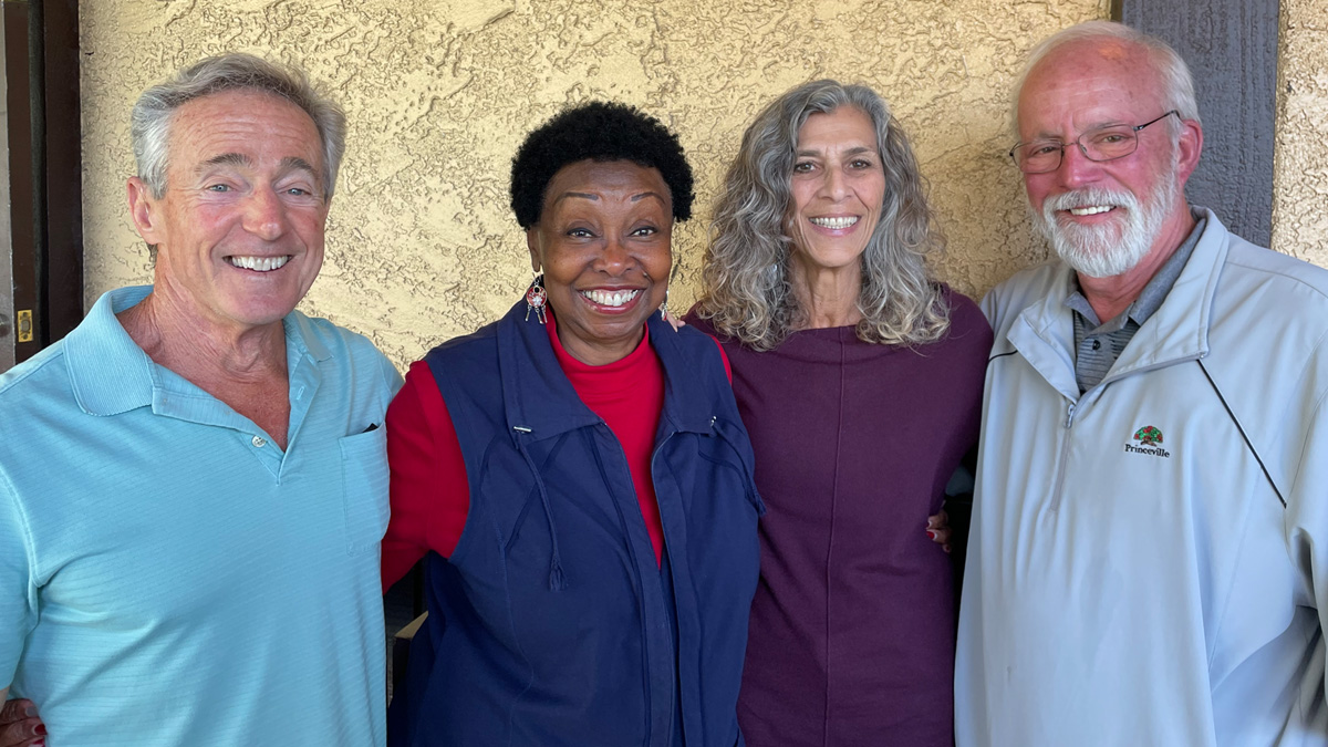 From left: Emeriti ARPE faculty members Ron Jacobs, Bobbie J. Atkins, Caren Sax and Fred McFarlane.
