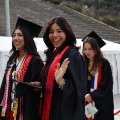 Undergraduate students from the Class of 2025 celebrate outside Viejas Arena.