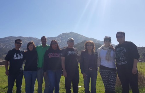 Participants of Winter Institute 2016 at Barona with Larry Banegas.