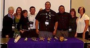 Photo: Cohort group Cohort group Diana Tiger, Mikela Jones, Cinthya Hernandez, Ruben Sanchez, Dewey Manus with mentors Carol, Ann and Trish